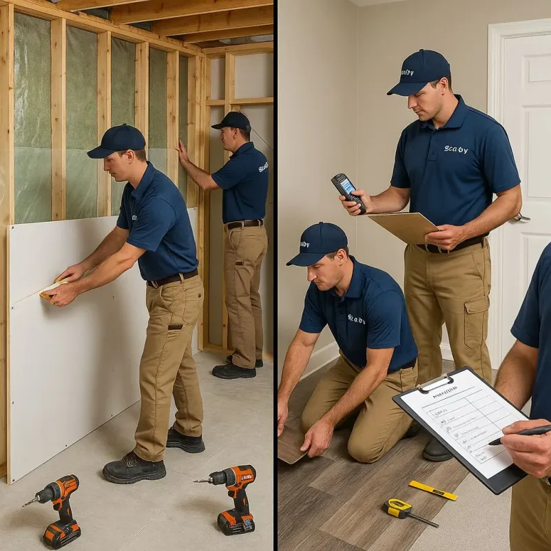 Repairs and Reconstruction process in Dravosburg, PA