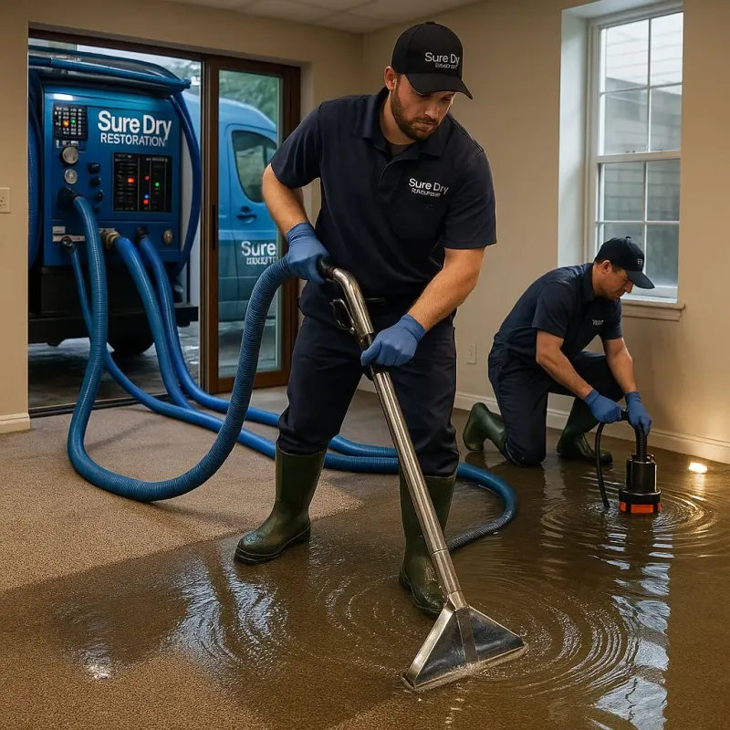 Water Extraction and Removal process in Dravosburg, PA